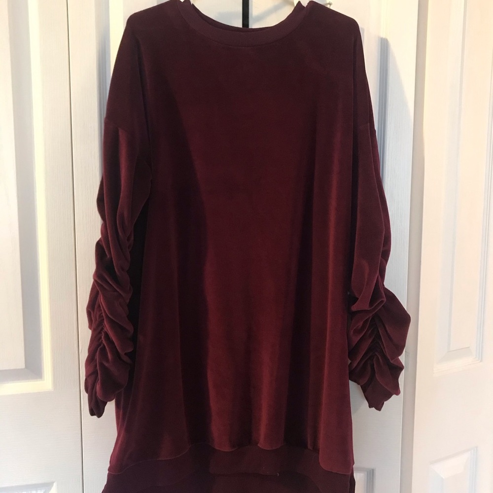 Long sleeve sweater dress